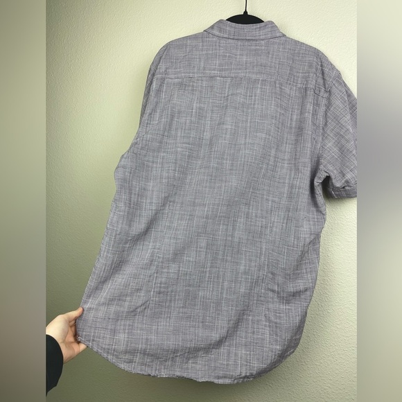 Robert Graham Men's XL Massimo Tailored Fit Linen Blend Shirt Purple Flip Cuff - Picture 13 of 13